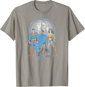 Justice League Batman Superman Wonder Woman Trinity T-Shirt - T-Shirt | Sand