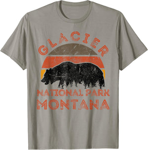 Glacier National Park T-Shirt - T-Shirt | Sand