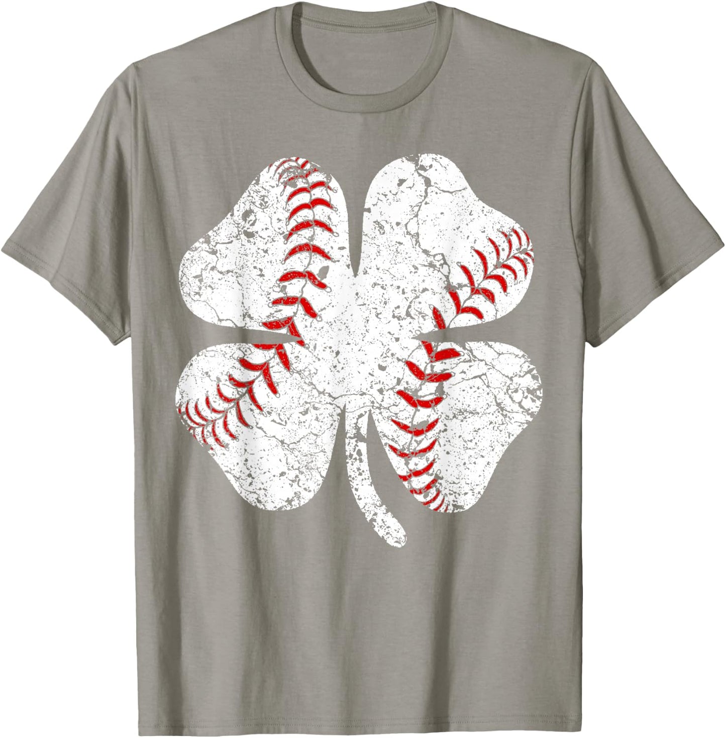 Baseball St Patricks Day Boys Girls Men Women Shamrock Green T-Shirt - T-Shirt | Sand