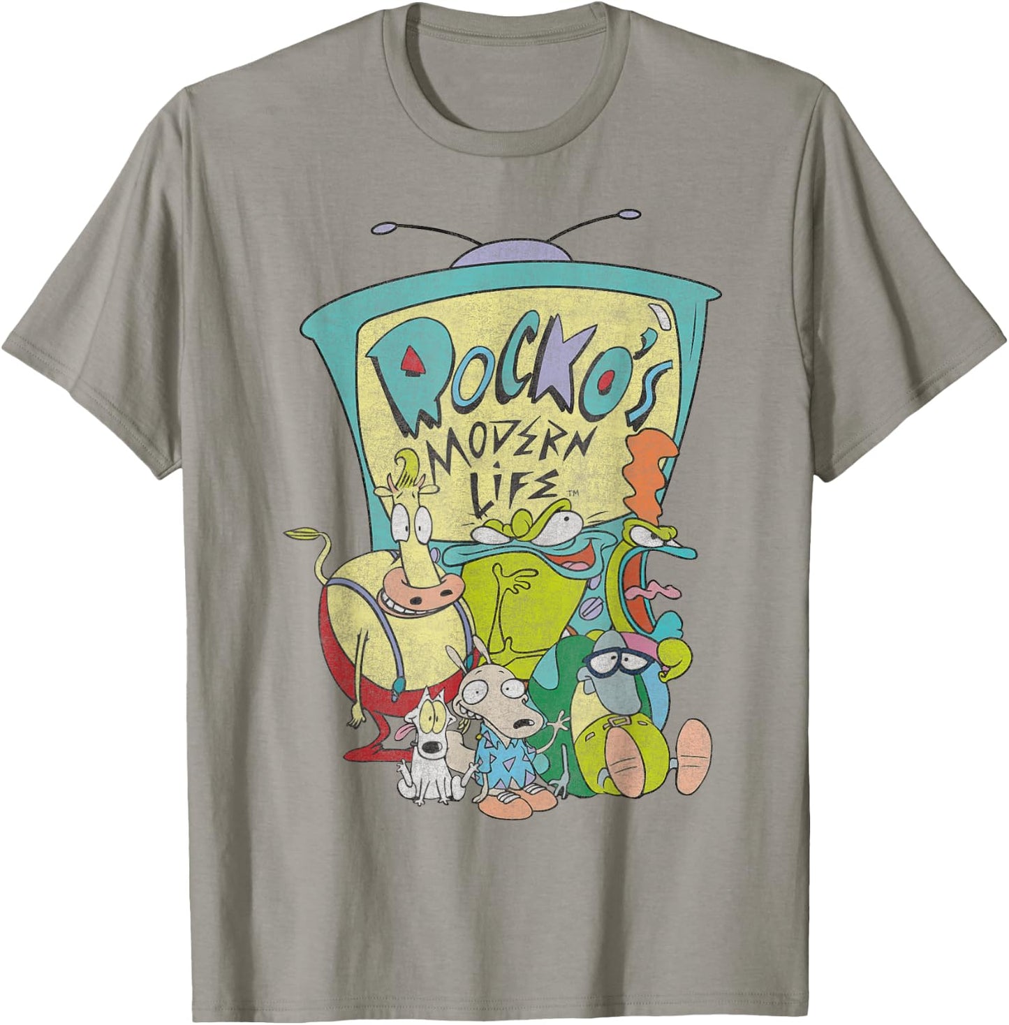 Nickelodeon Rocko's Modern Life TV Cast T-Shirt - T-Shirt | Sand