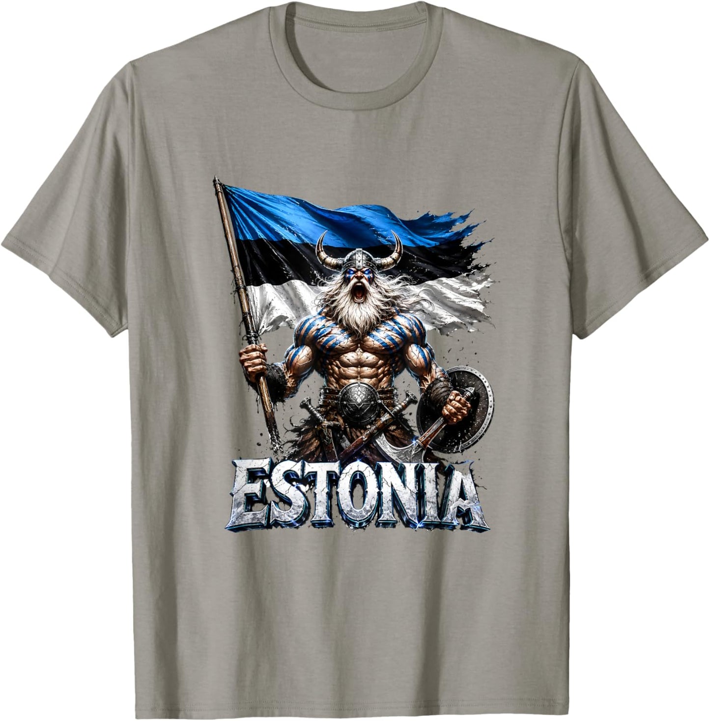 Estonia , Estonian maps, Estonia Flag Shirt for T-Shirt - T-Shirt | Sand