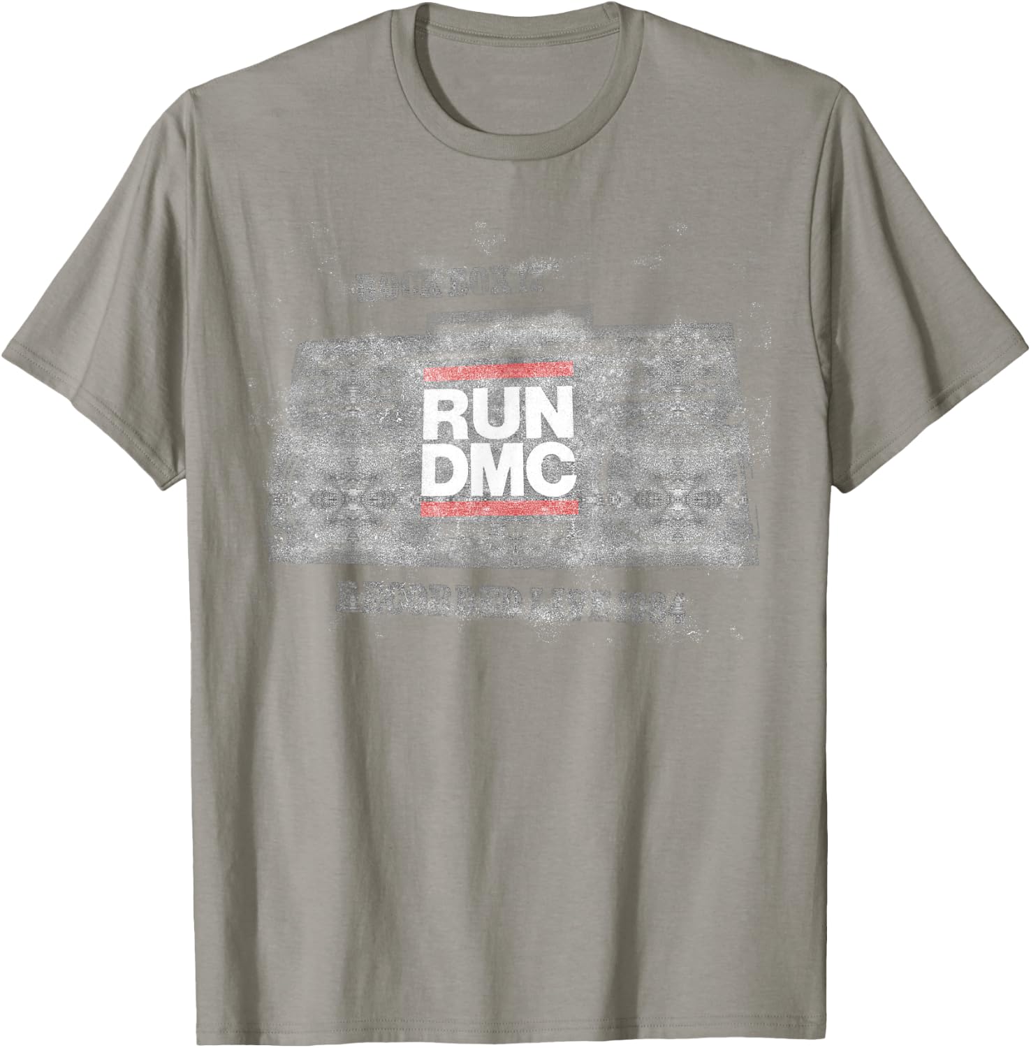 Run DMC Official Recorded Live 1984 T-Shirt - T-Shirt | Sand