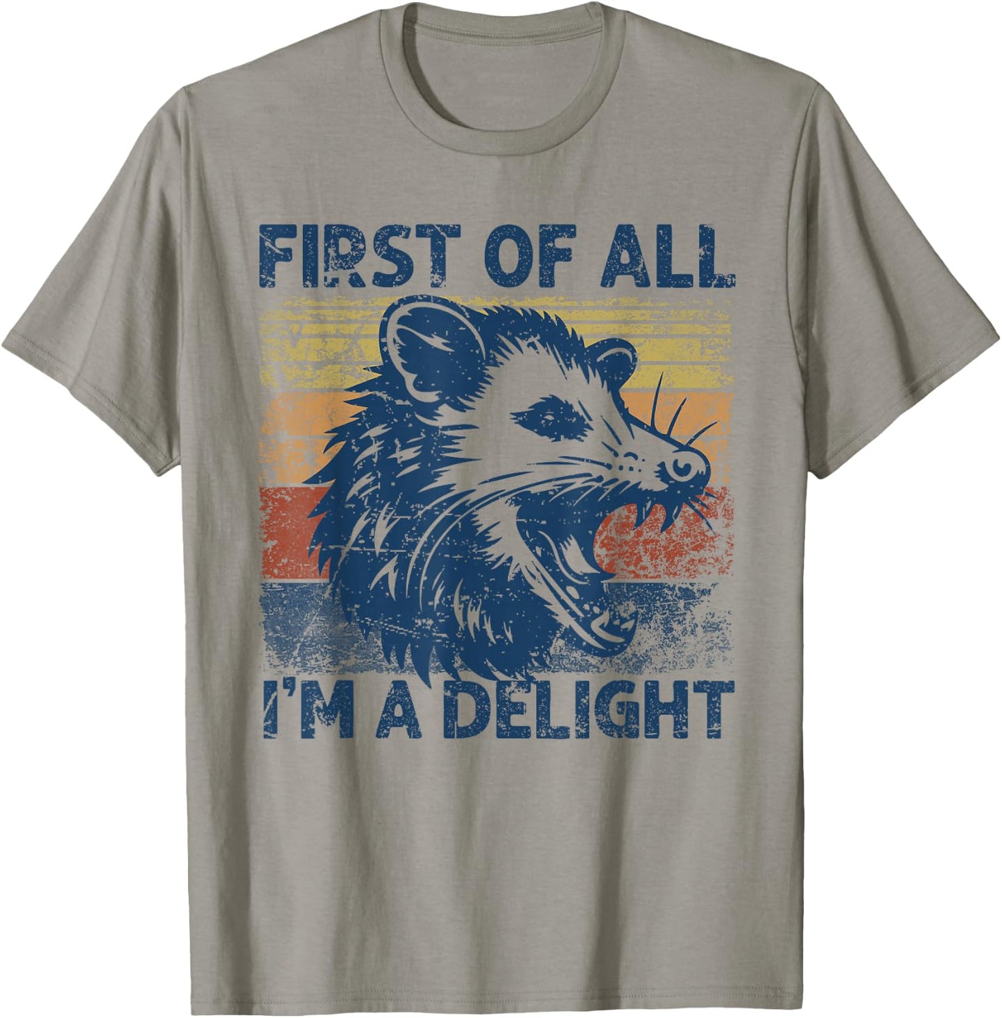 First of all i m a delight possum im a delight street cats T-Shirt - T-Shirt | Sand