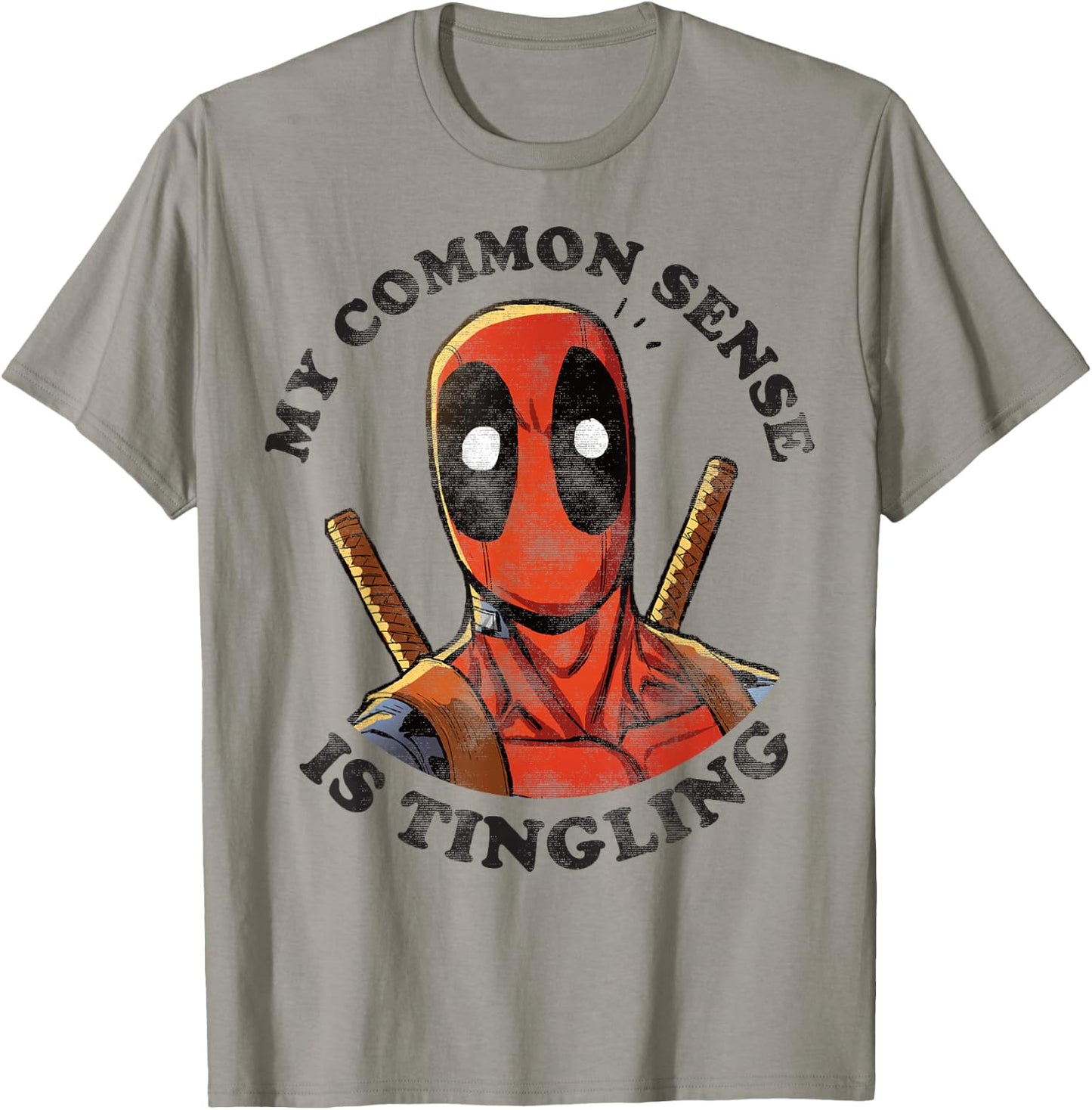 Marvel Deadpool Common Sense is Tingling Graphic T-Shirt - T-Shirt | Sand