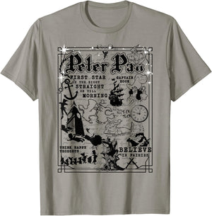 Disney Peter Pan A Traveler's Guide to Never Land T-Shirt - T-Shirt | Sand