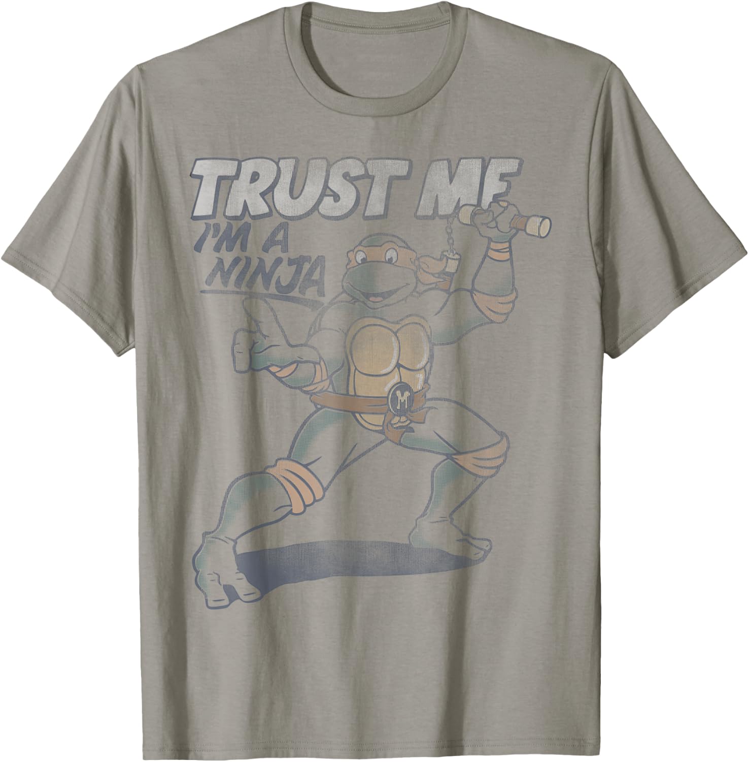Teenage Mutant Ninja Turtles Michelangelo Trust Me T-Shirt - T-Shirt | Sand