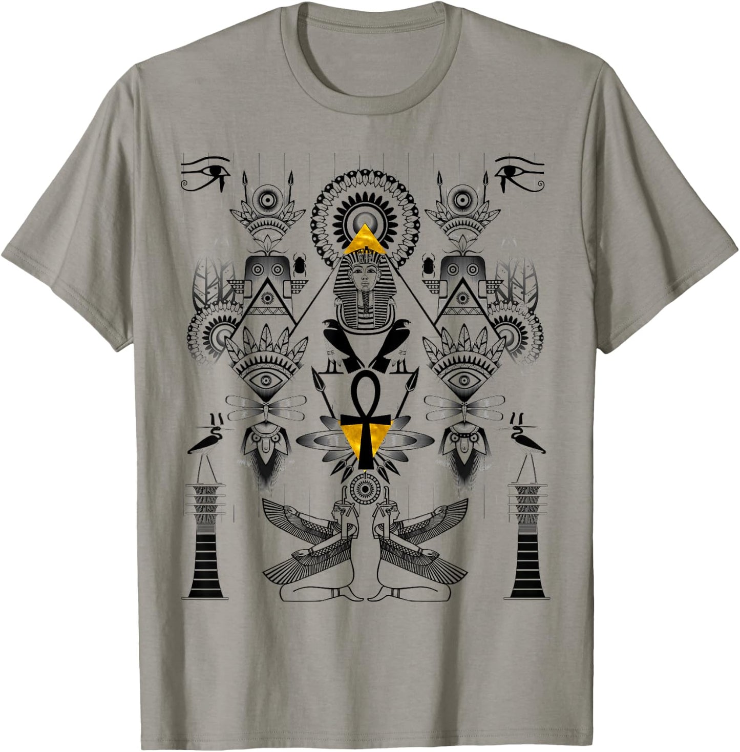 Psychedelic Inspiration Egyptian T-Shirt - T-Shirt | Sand