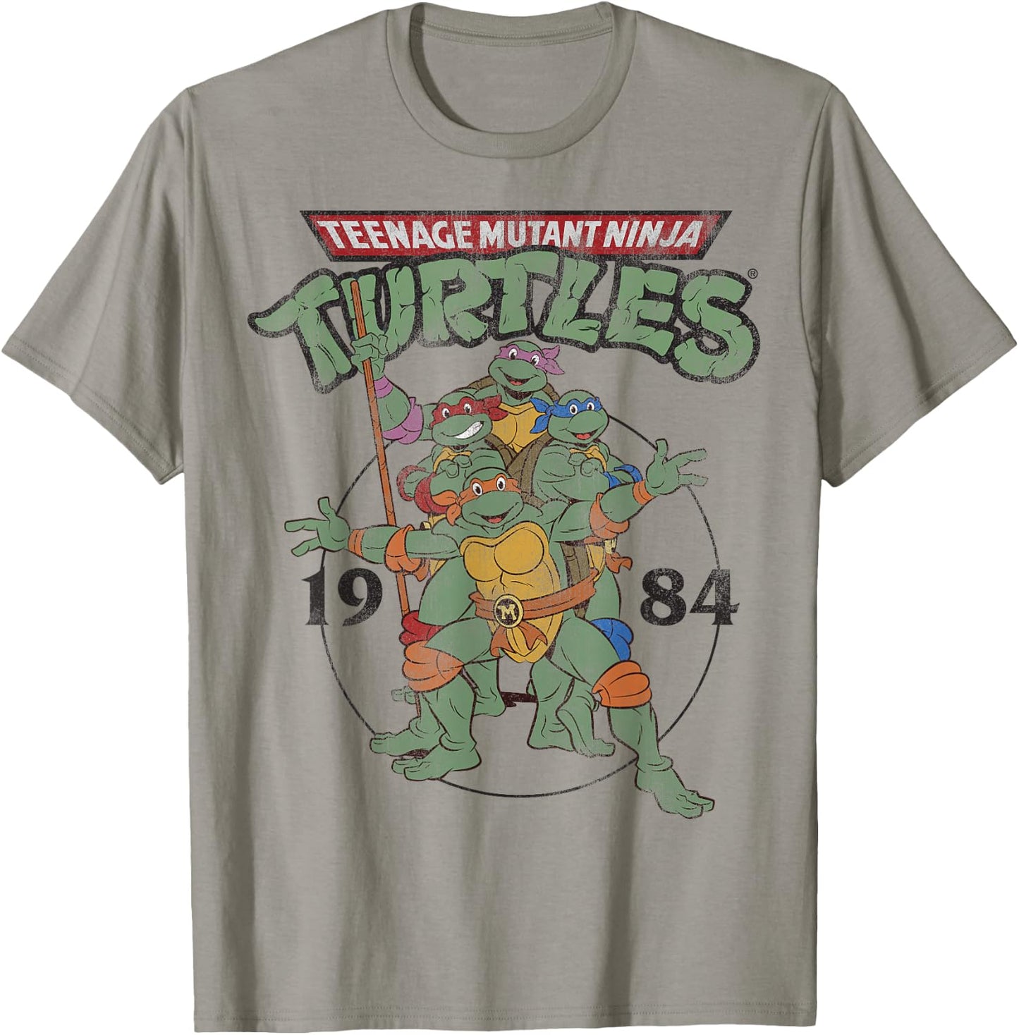 Teenage Mutant Ninja Turtles Classic Circle 1984 -Shirt T-Shirt - T-Shirt | Sand
