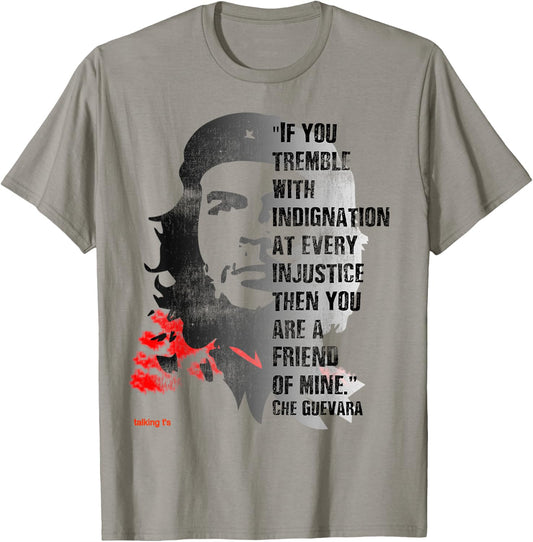 Retro Che Guevara Admirer Revolutionary Quote Meme T-Shirt - T-Shirt | Sand