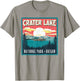 Crater Lake National Park Oregon Vintage Vibe Graphic T-Shirt - T-Shirt | Sand
