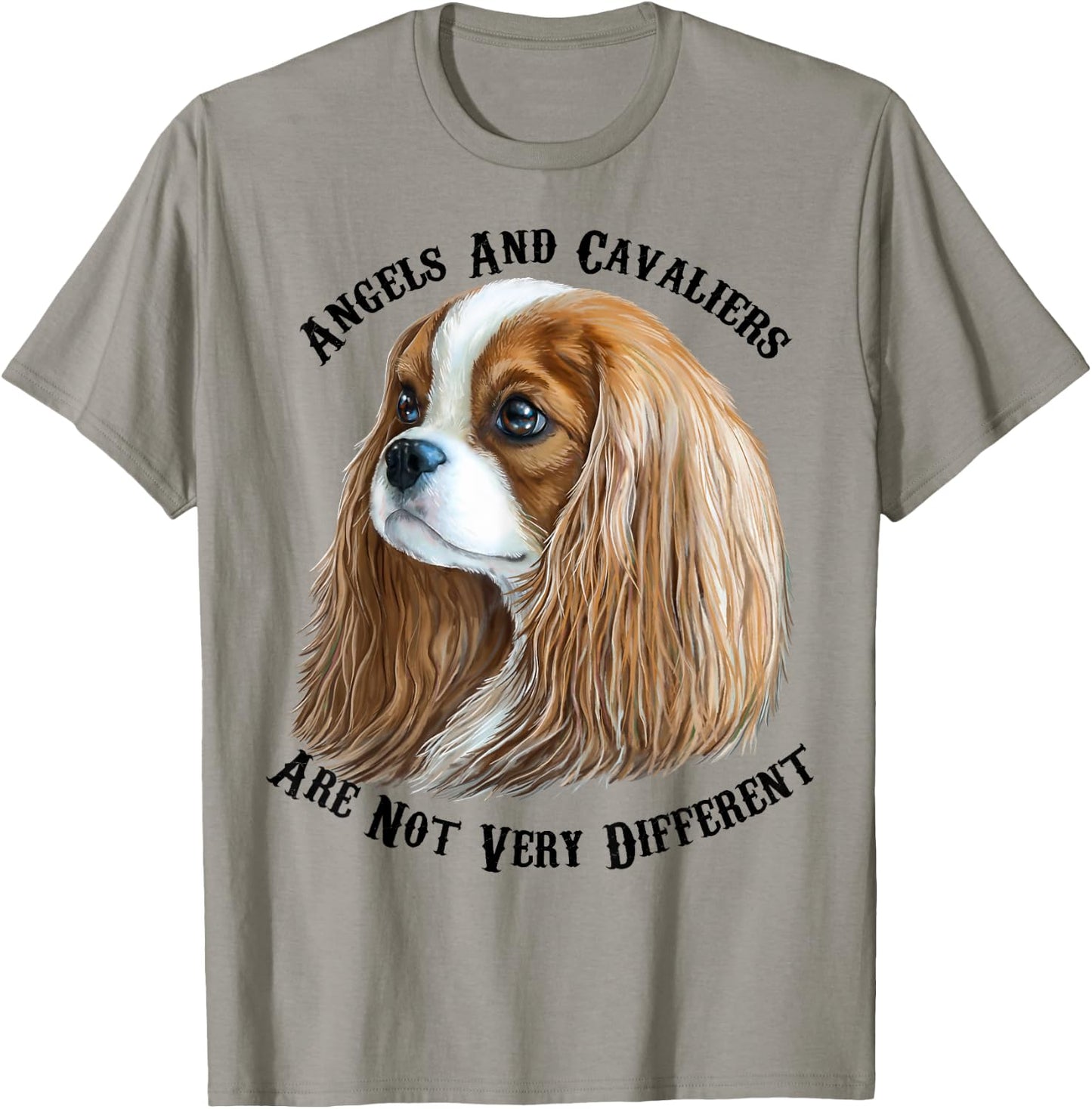 Cavalier King Charles Spaniel Blenheim T-Shirt - T-Shirt | Sand