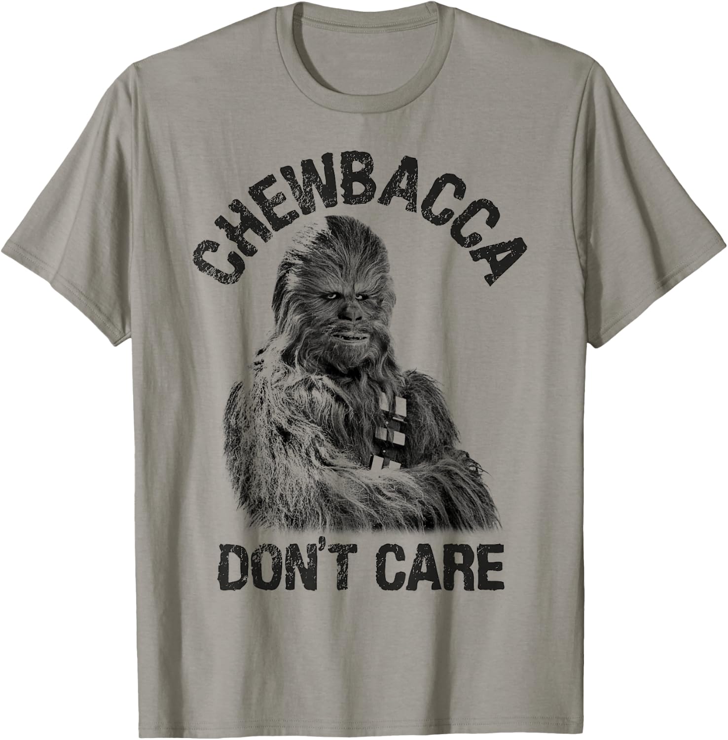 Star Wars Chewbacca Don't Care Funny Logo T-Shirt - T-Shirt | Sand