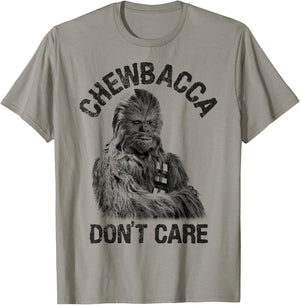 Star Wars Chewbacca Don't Care Funny Logo T-Shirt - T-Shirt | Sand