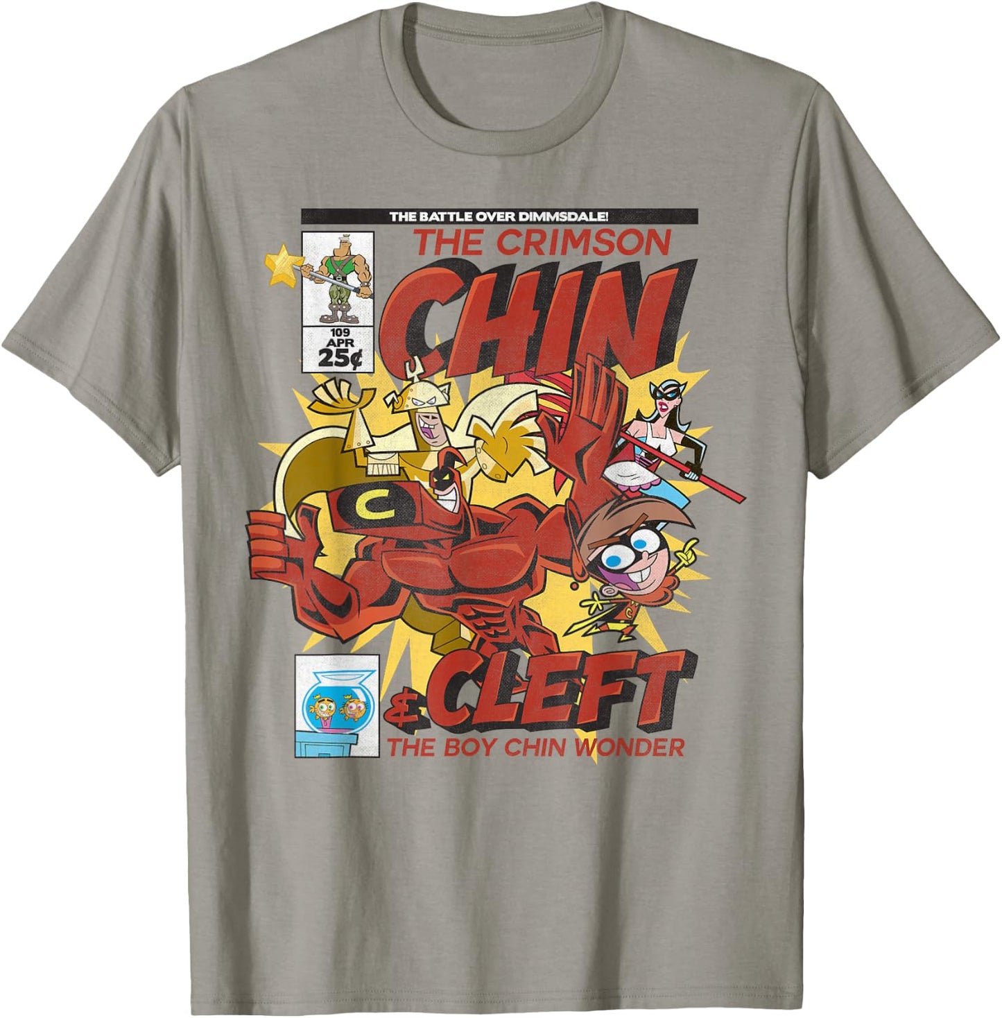 Nickelodeon Hey Arnold Crimson Chin T-Shirt - T-Shirt | Sand