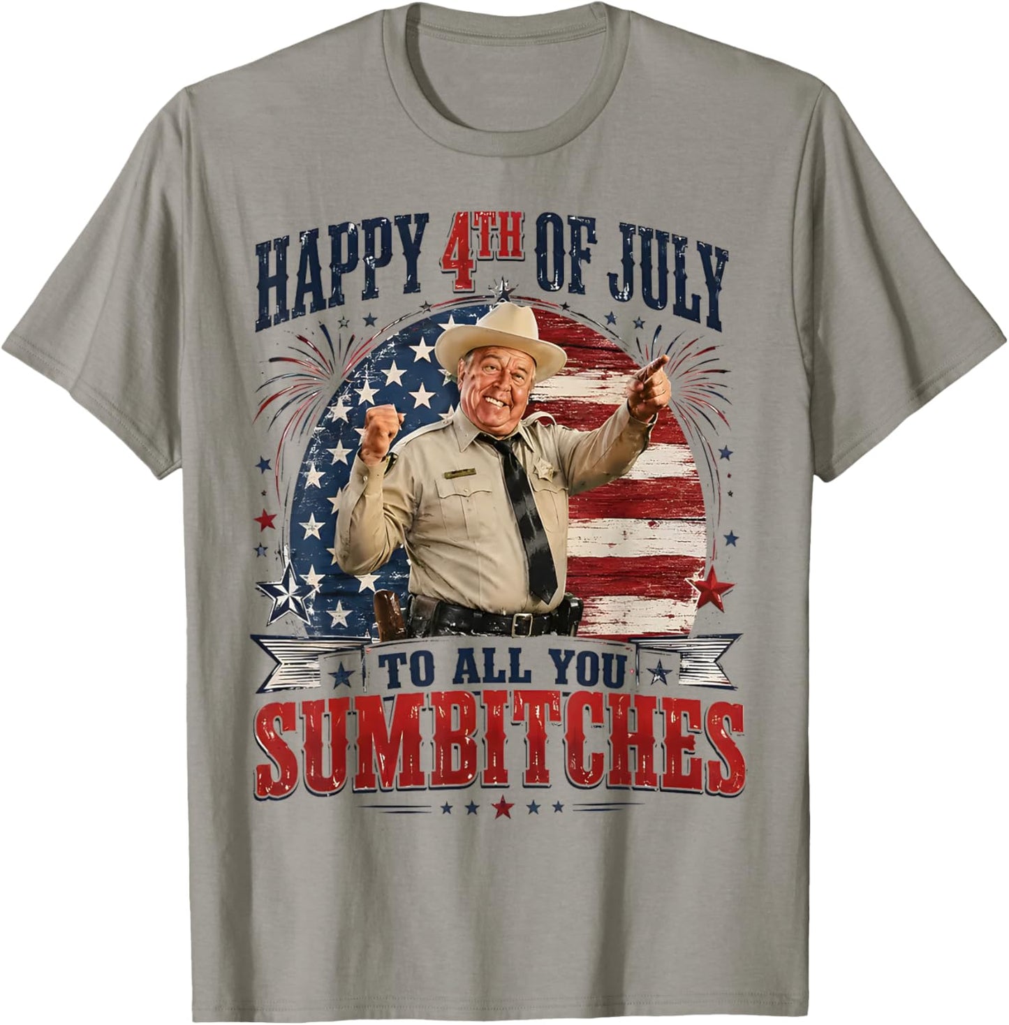 USA Flag T-Shirt - T-Shirt | Sand