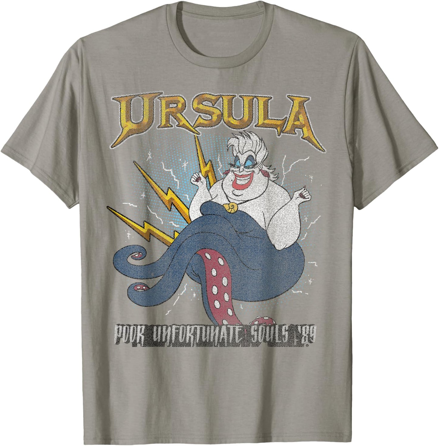 Disney Little Mermaid Ursula Quote Portrait Vintage T-Shirt - T-Shirt | Sand