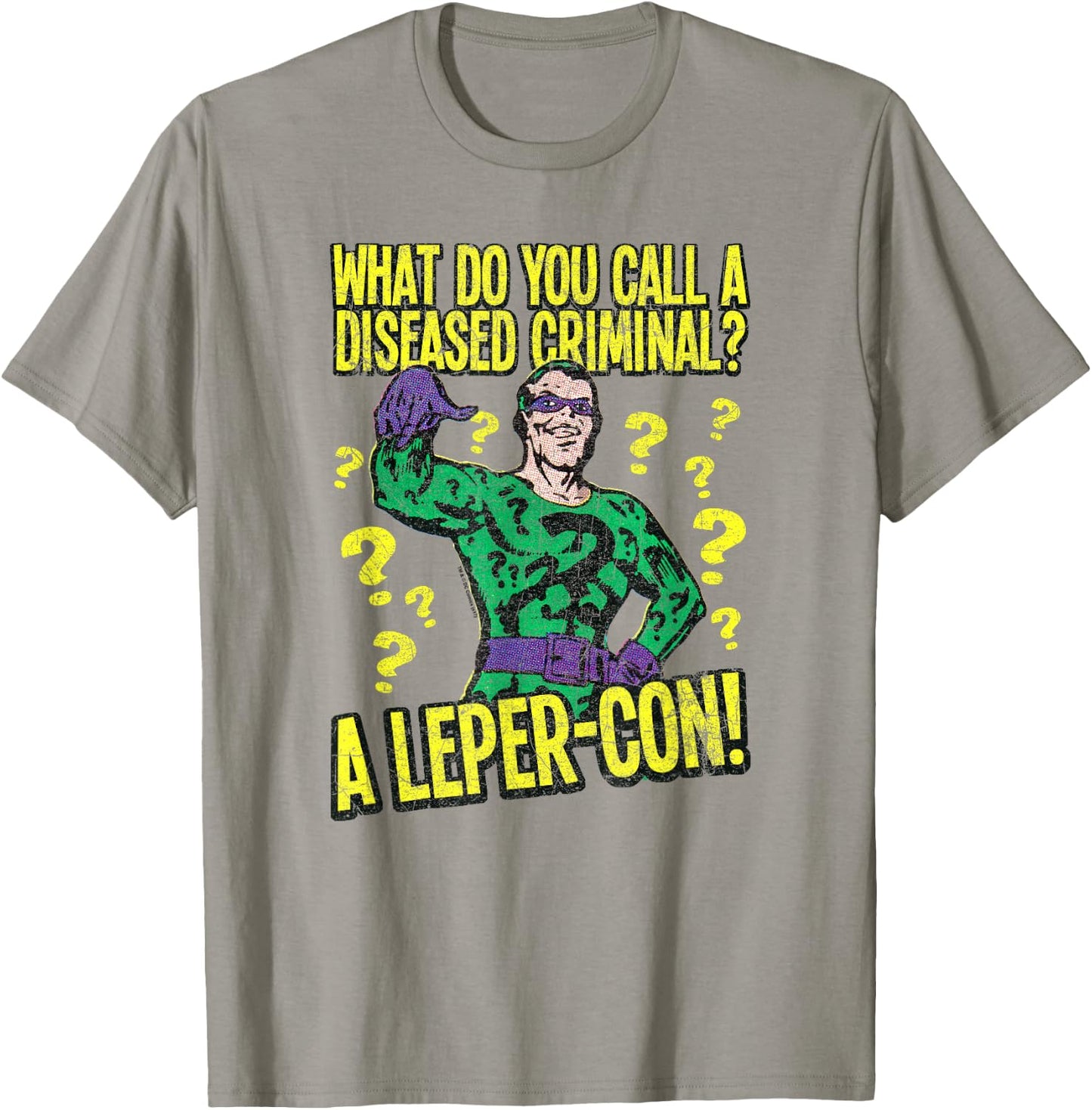 Batman Riddler Diseased Criminal T Shirt T-Shirt - T-Shirt | Sand