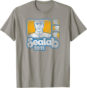 Sealab 2021 Tiles T-Shirt - T-Shirt | Sand