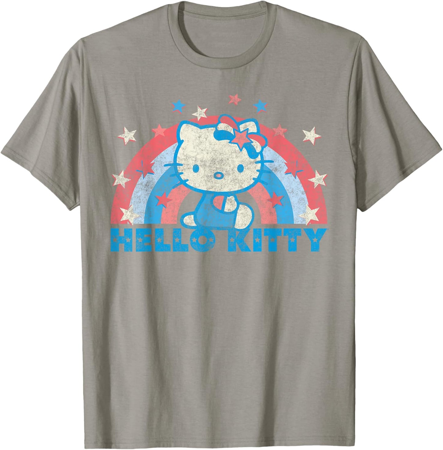 Hello Kitty America USA Rainbow T-Shirt - T-Shirt | Sand