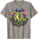 Boy 4th of July T-Rex Happy 250 America 1776-2026 Dinosaur T-Shirt - T-Shirt | Sand