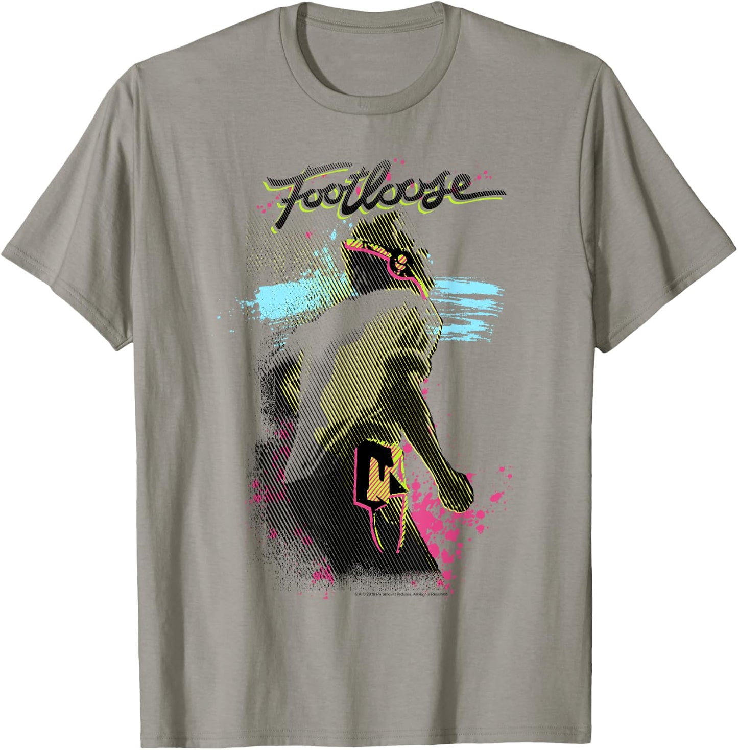 Footloose Neon Poster Title Logo T-Shirt - T-Shirt | Sand