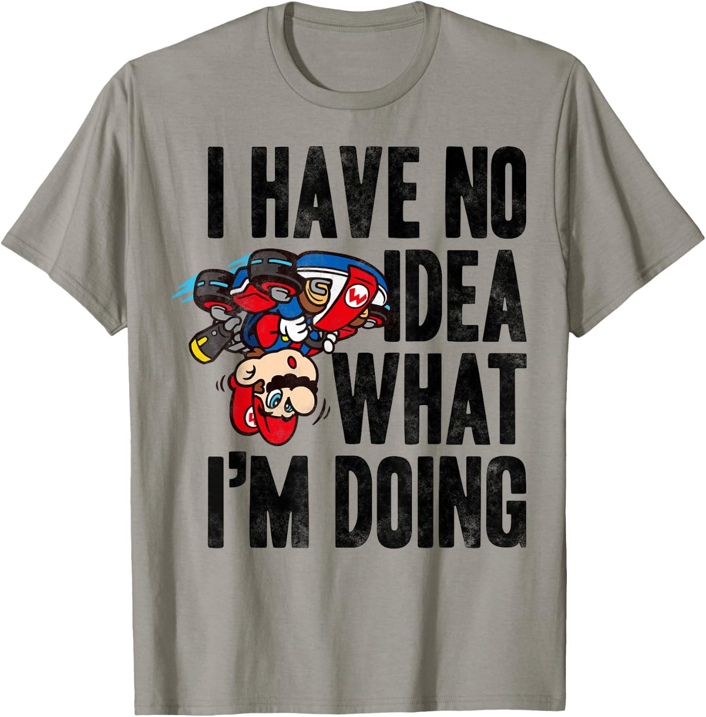 Nintendo Mario Kart No Idea What I'm Doing Graphic T-Shirt - T-Shirt | Sand