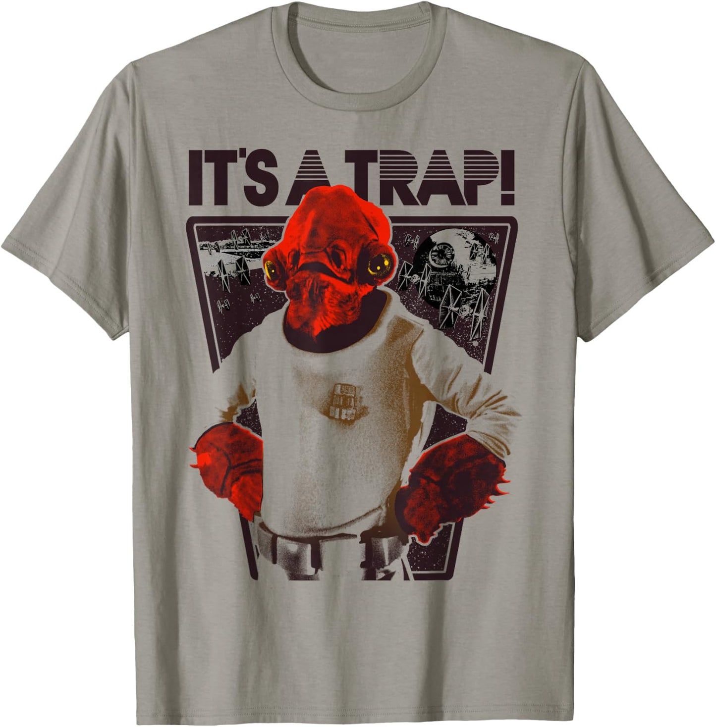 Star Wars Admiral Ackbar It's a Trap! T-Shirt - T-Shirt | Sand