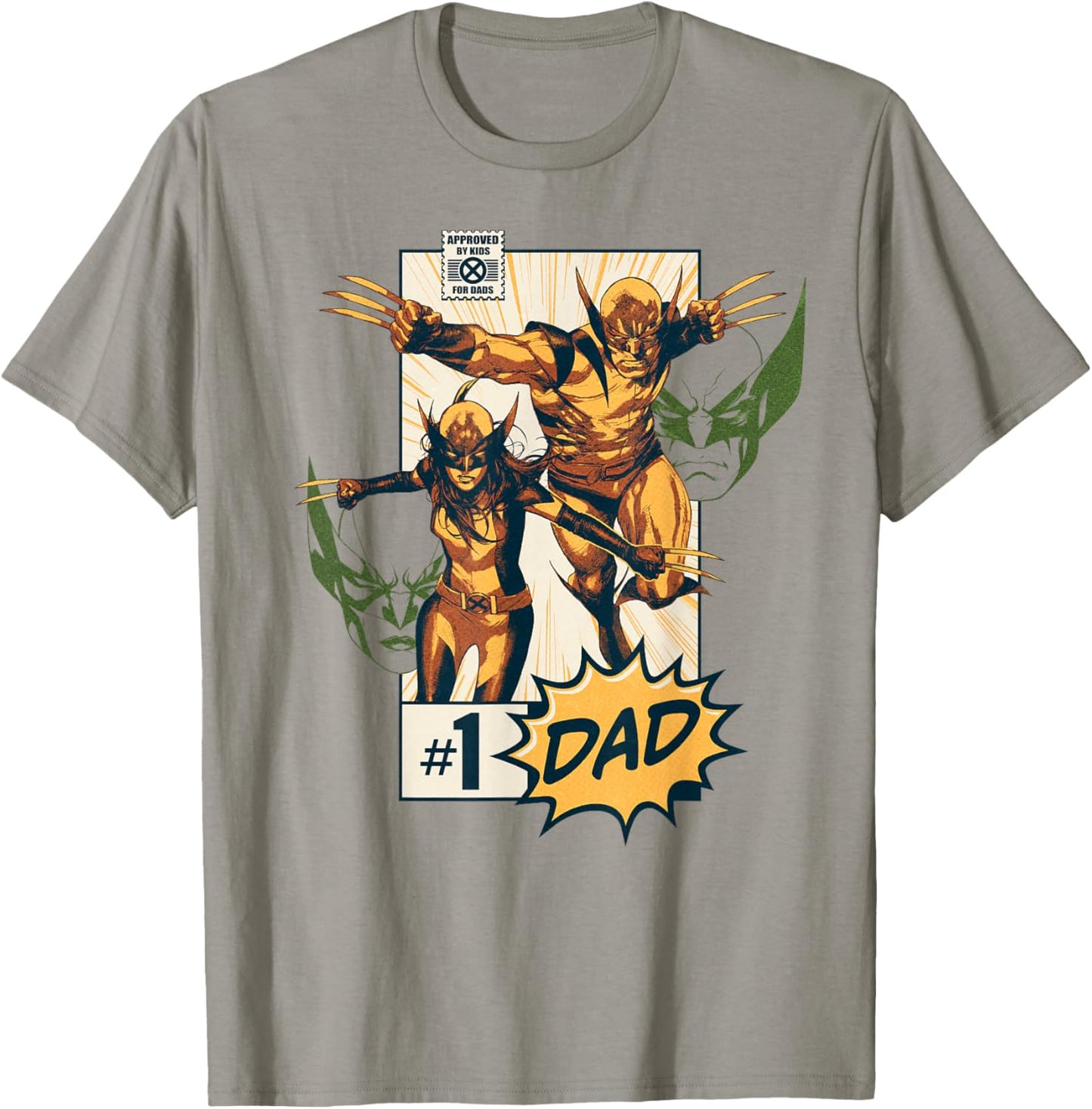 Marvel Wolverine & X-23 Father's Day #1 Dad Comic Cover T-Shirt - T-Shirt | Sand