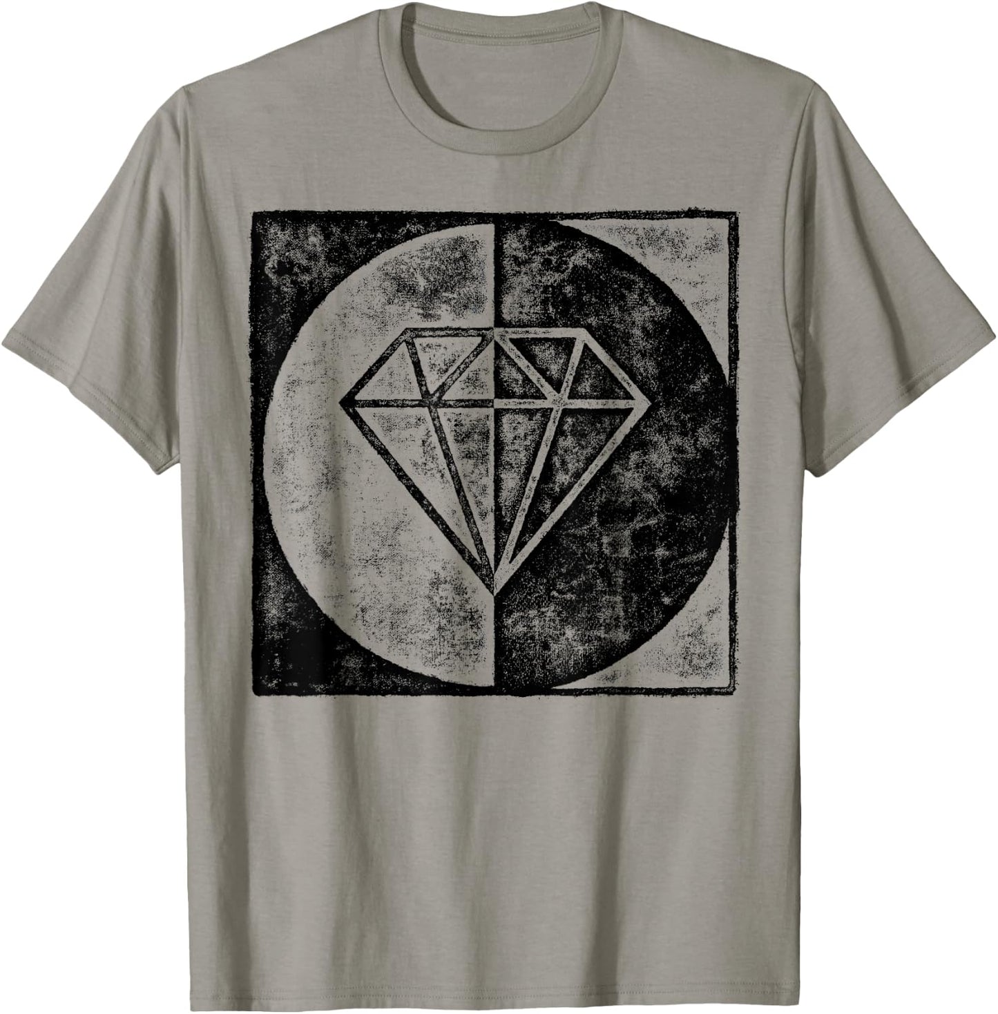 Black And White Rough Diamond T-Shirt - T-Shirt | Sand