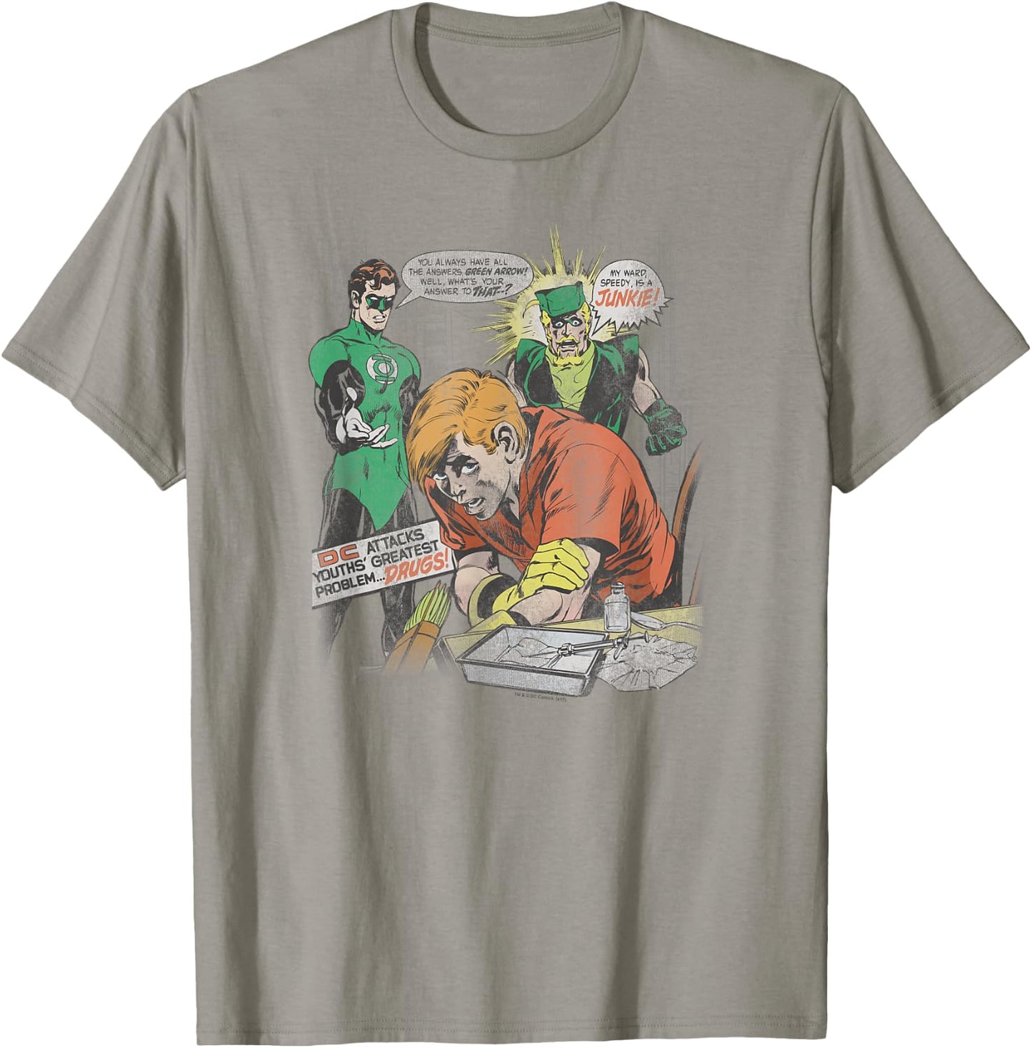 Green Lantern Speedy Junkie T-Shirt - T-Shirt | Sand