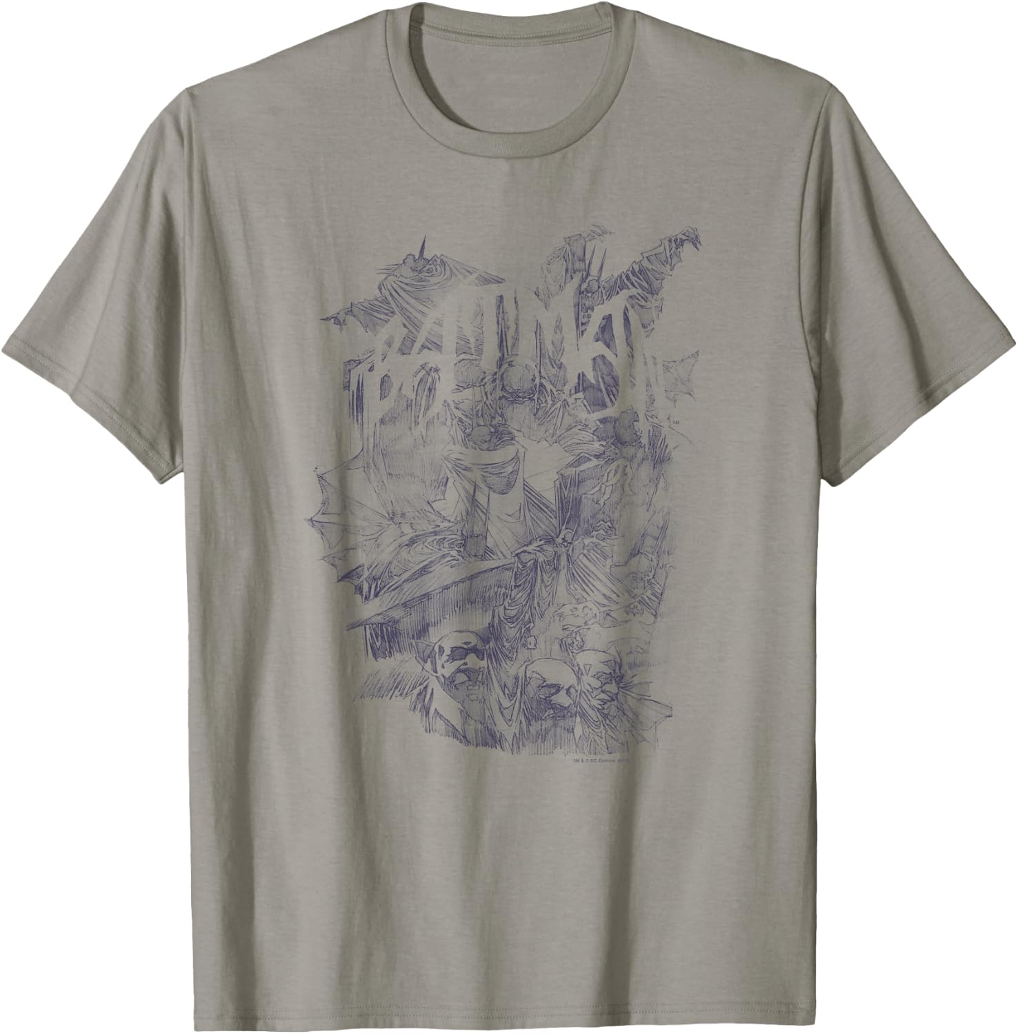 Batman Pencil Bat Collage T Shirt T-Shirt - T-Shirt | Sand