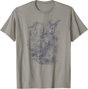 Batman Pencil Bat Collage T Shirt T-Shirt - T-Shirt | Sand