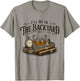 I'll Be in The Backyard Cigar and Bourbon Vintage Retro T-Shirt - T-Shirt | Sand