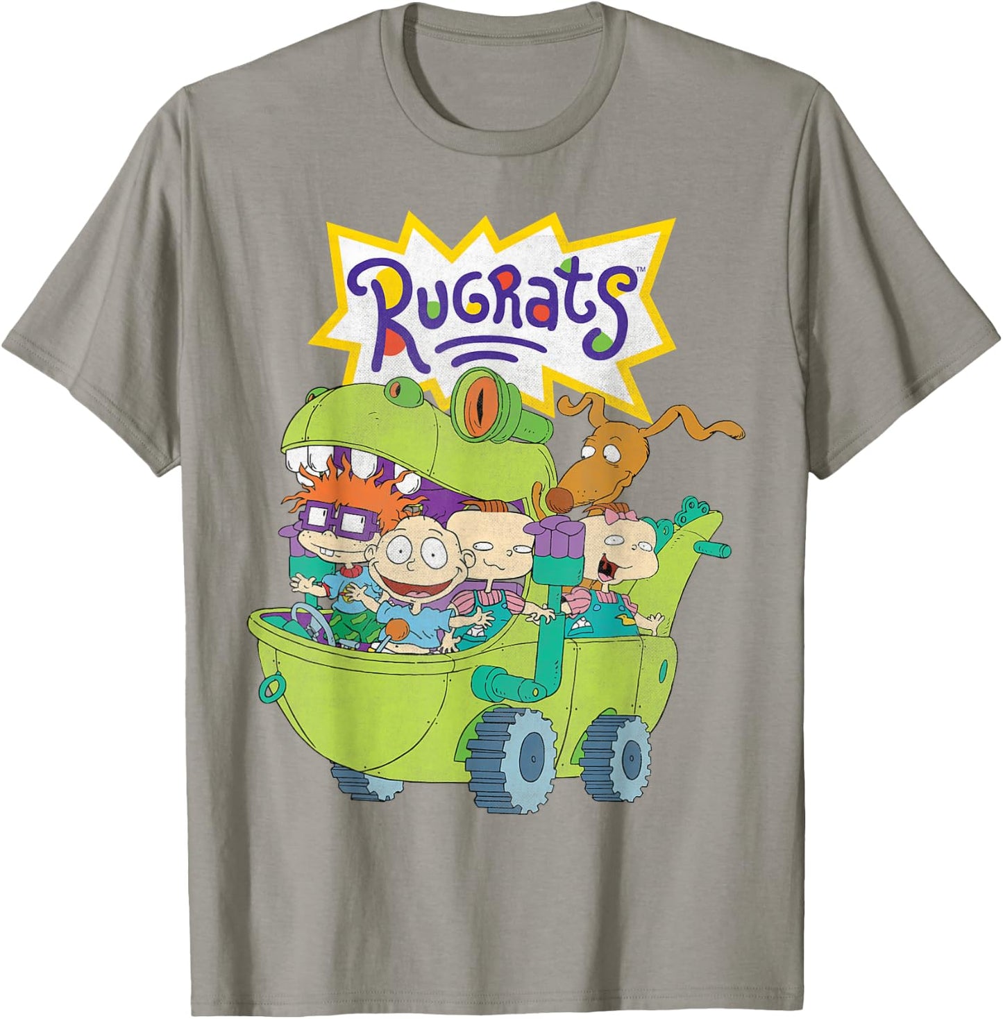 Nickelodeon Rugrats Reptar Wagon Logo T-Shirt - T-Shirt | Sand