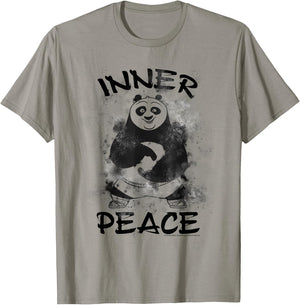 Kung Fu Panda Po Inner Peace Water Color Portrait T-Shirt - T-Shirt | Sand