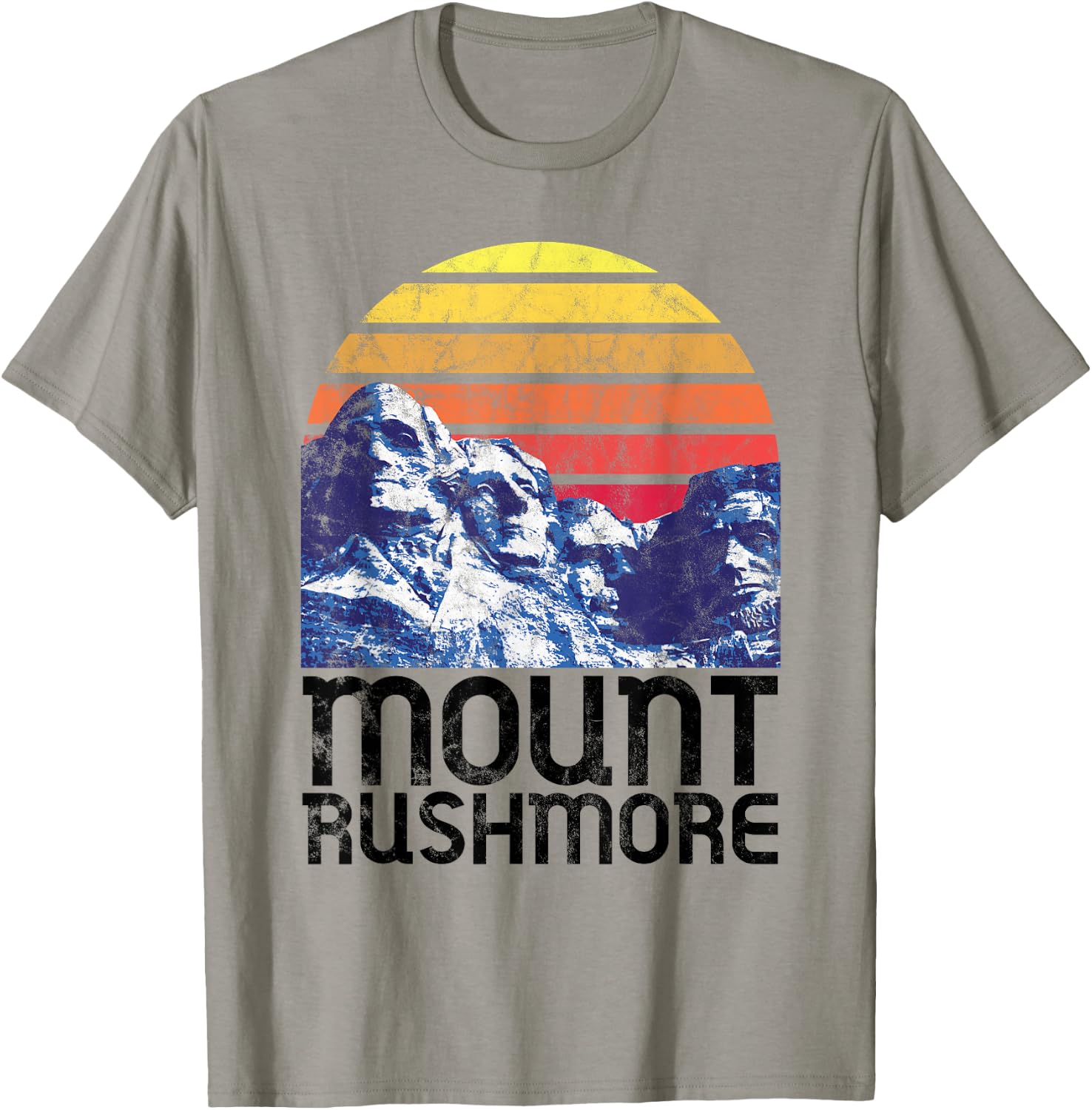 Mount Rushmore USA National Monument Historical American T-Shirt - T-Shirt | Sand