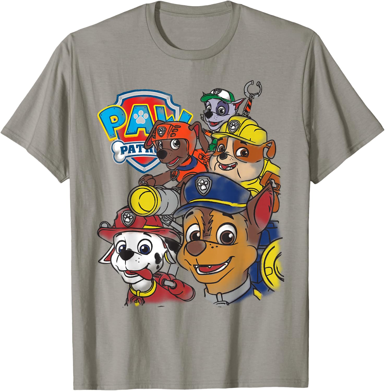 PAW Patrol Rescue Pup Group T- Shirts T-Shirt - T-Shirt | Sand