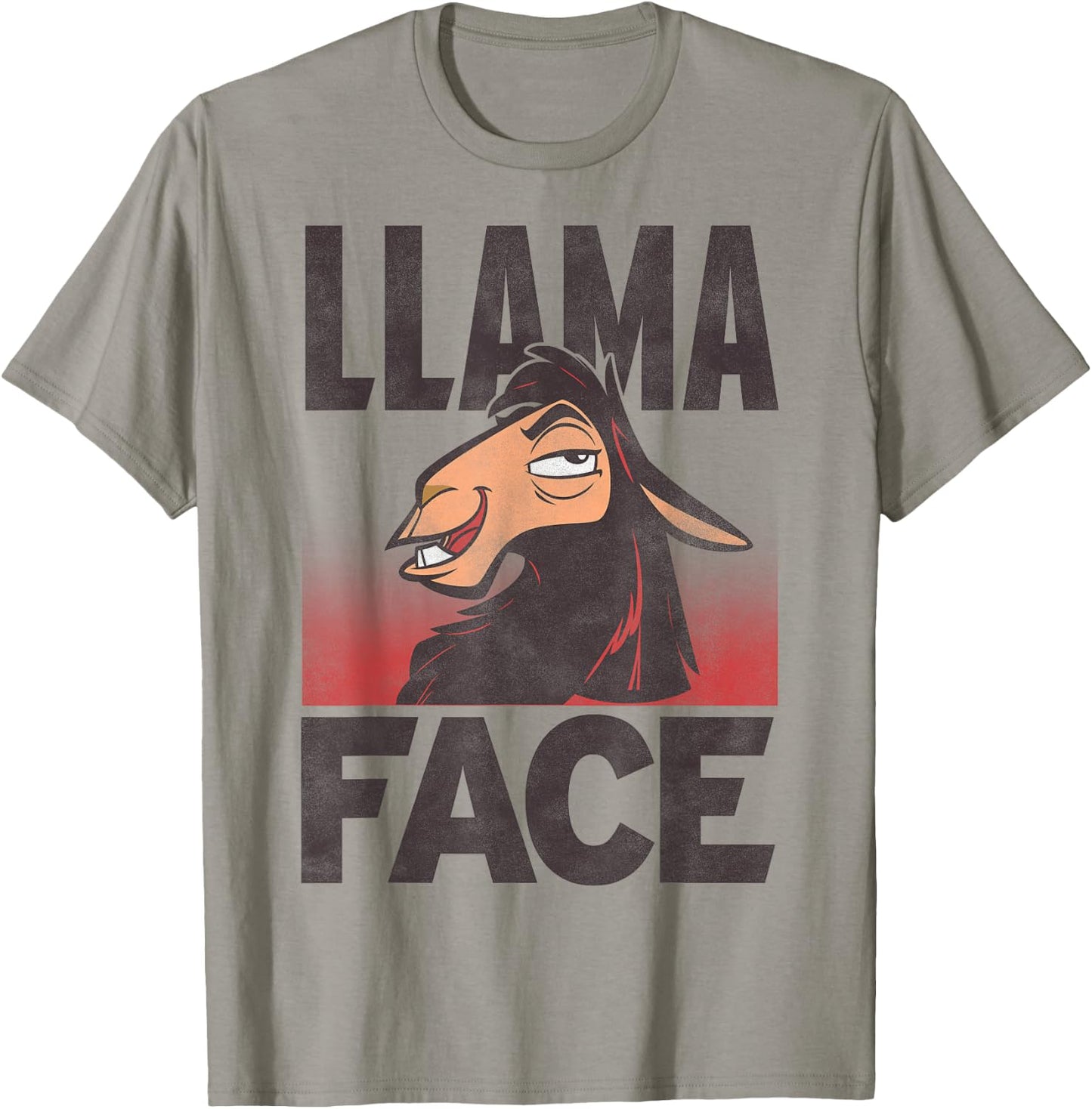 Disney Emperor's New Groove Kuzco Llama Face T-Shirt - T-Shirt | Sand