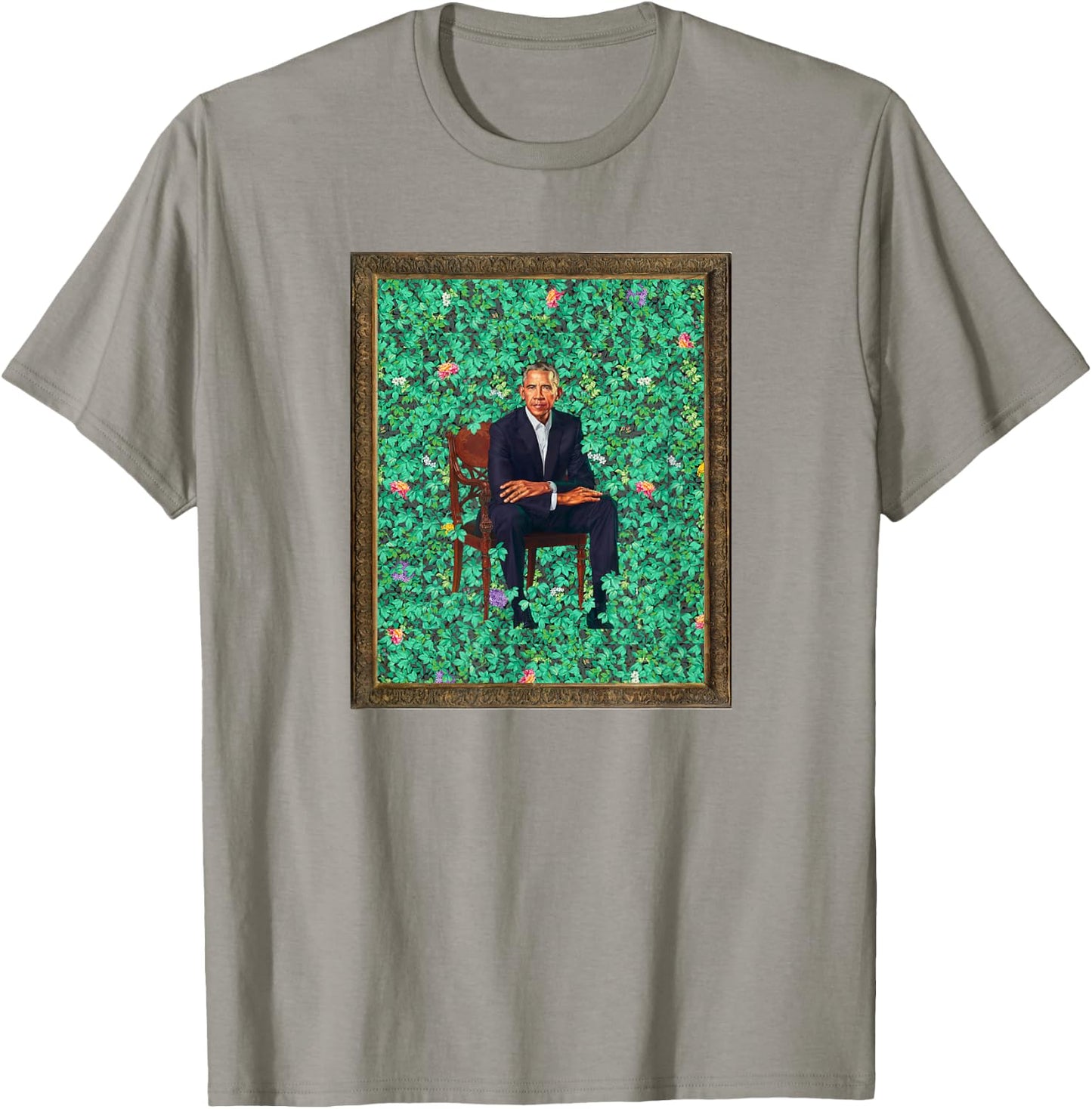 Obama Portrait T-Shirt - T-Shirt | Sand
