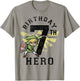 Legend of Zelda Link 7th Birthday Hero Triforce Logo Small T-Shirt - T-Shirt | Sand