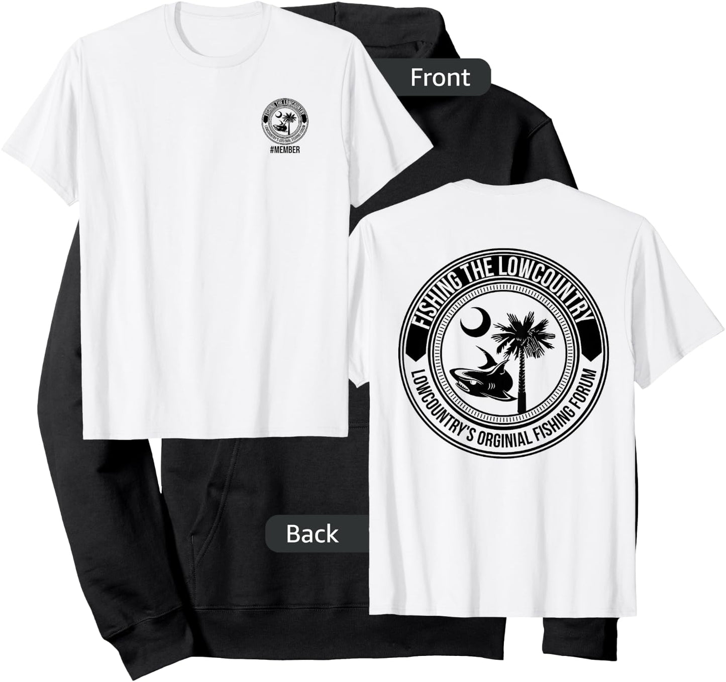 Fishing The Lowcountry Forum Beaufort Charleston Hoodie - Hoodie | Black