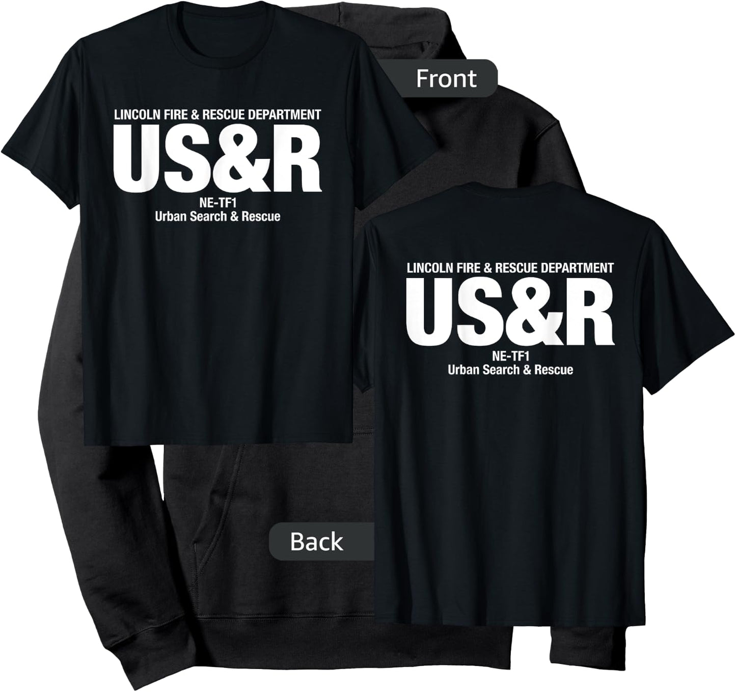 Urban Search & Rescue Nebraska Task Force 1 NE-TF1 Uniform Hoodie - Hoodie | Black