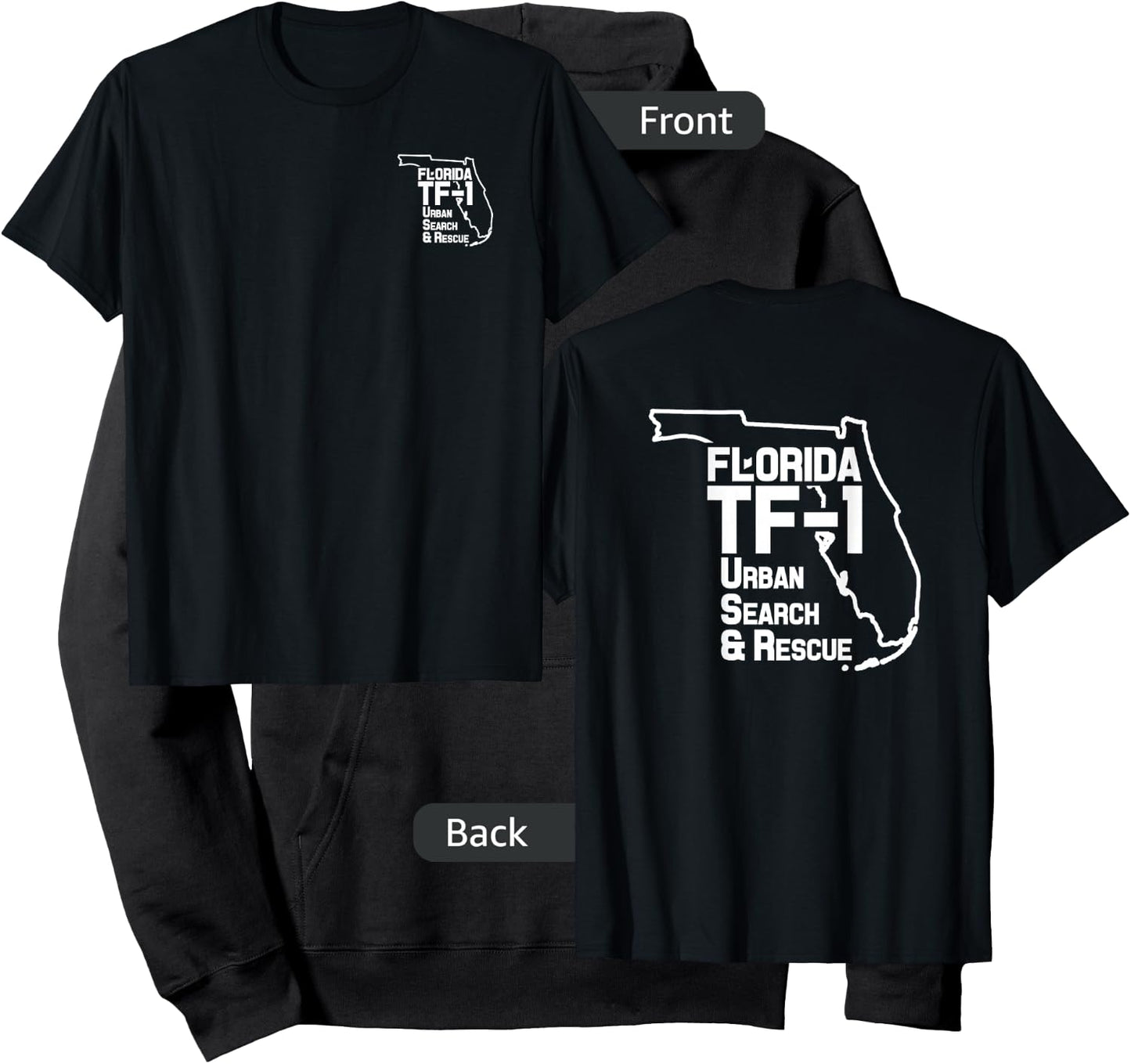 Urban Search & Rescue Florida Task Force 1 FL-TF1 Duty Hoodie - Hoodie | Black