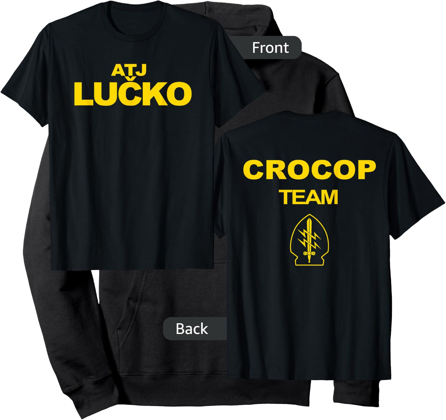 Croatian Police Anti-terrorist Unit ATJ LUCKO Crocop Team Hoodie - Hoodie | Black