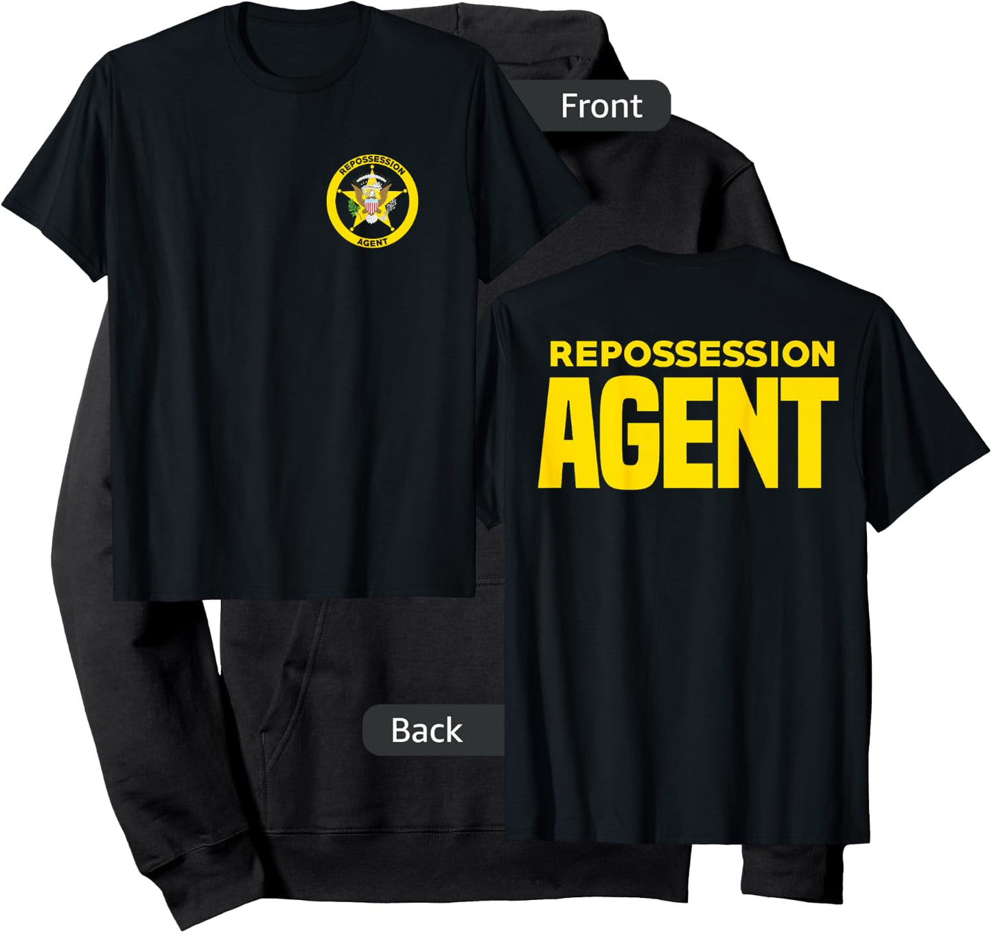 Repossession Agent Vehicle Debt Collections Recovery Hoodie - Hoodie | Black