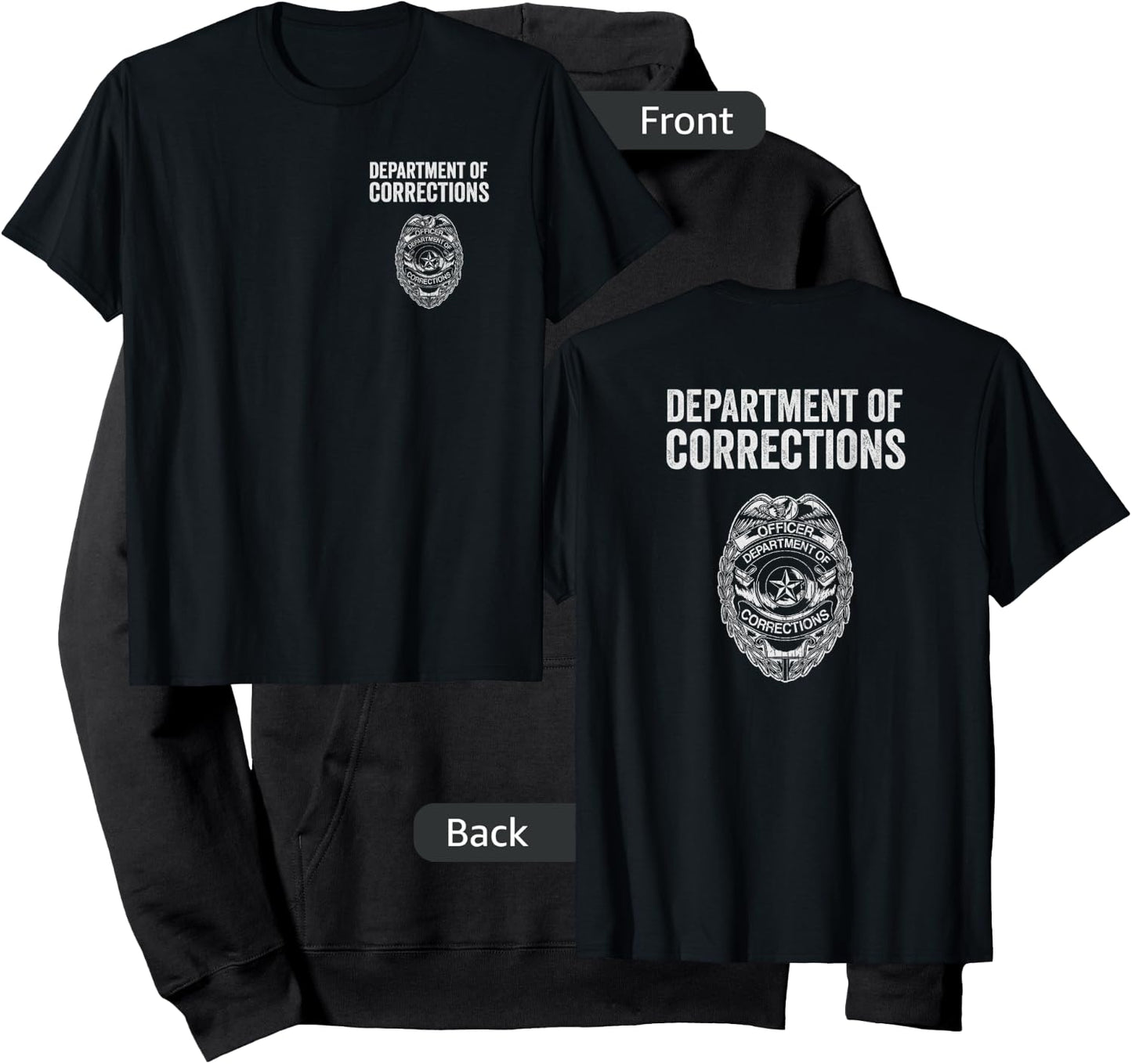 Correctional Officer Shirt Gifts Department Of Corrections Hoodie - Hoodie | Black