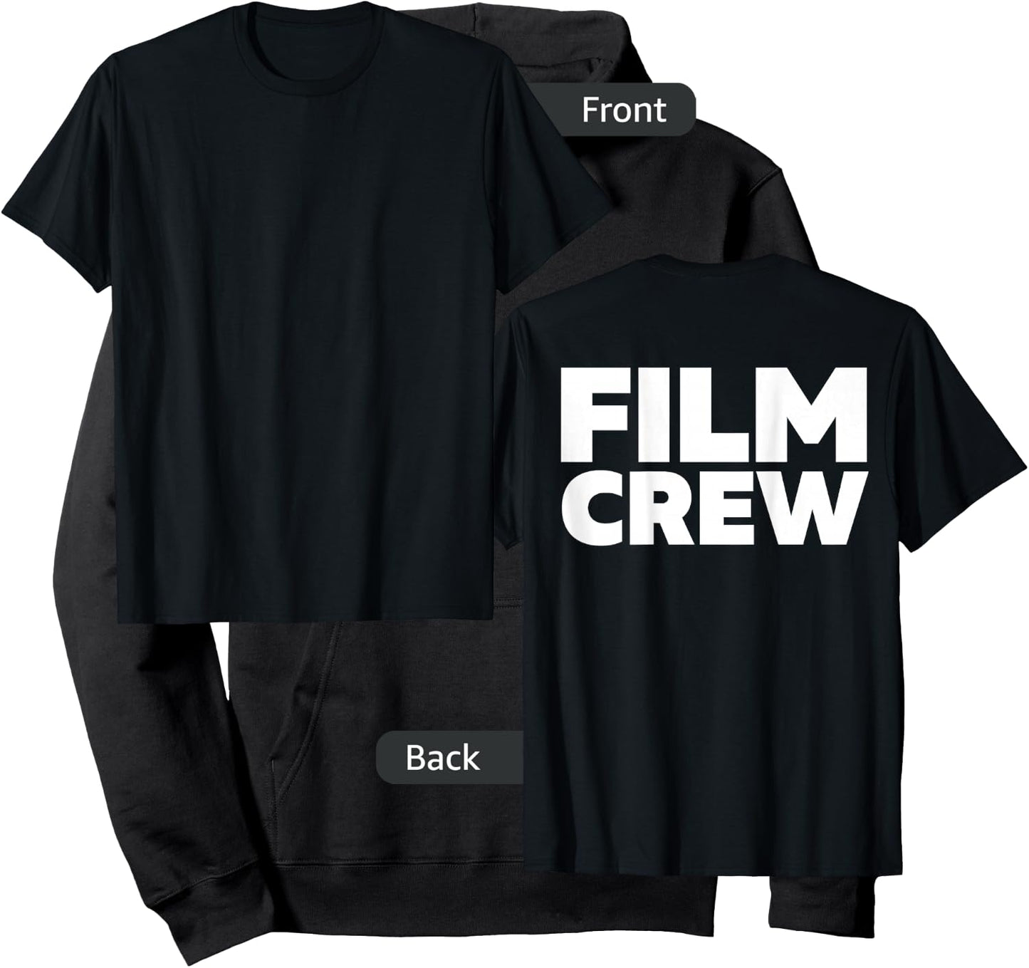 Film Crew Shirt Print On Back Filming Movie Set Hoodie - Hoodie | Black
