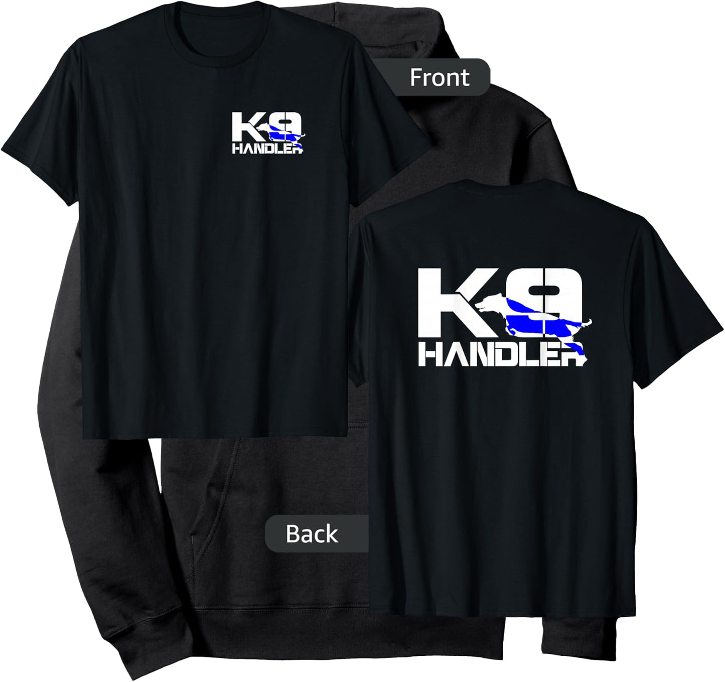 K-9 Handler Police LEO Off Duty Cops Law Enforcement Hoodie - Hoodie | Black