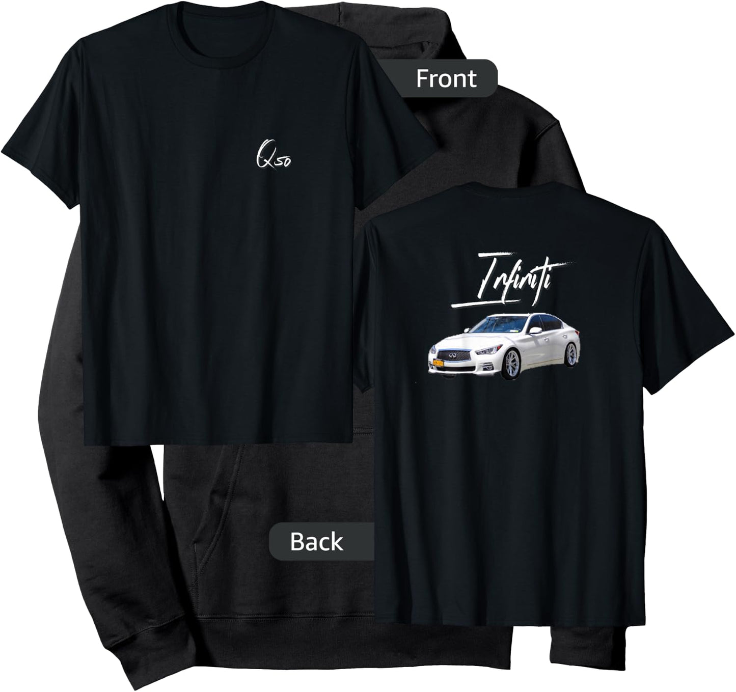 Infiniti Q50 Hoodie - Hoodie | Black