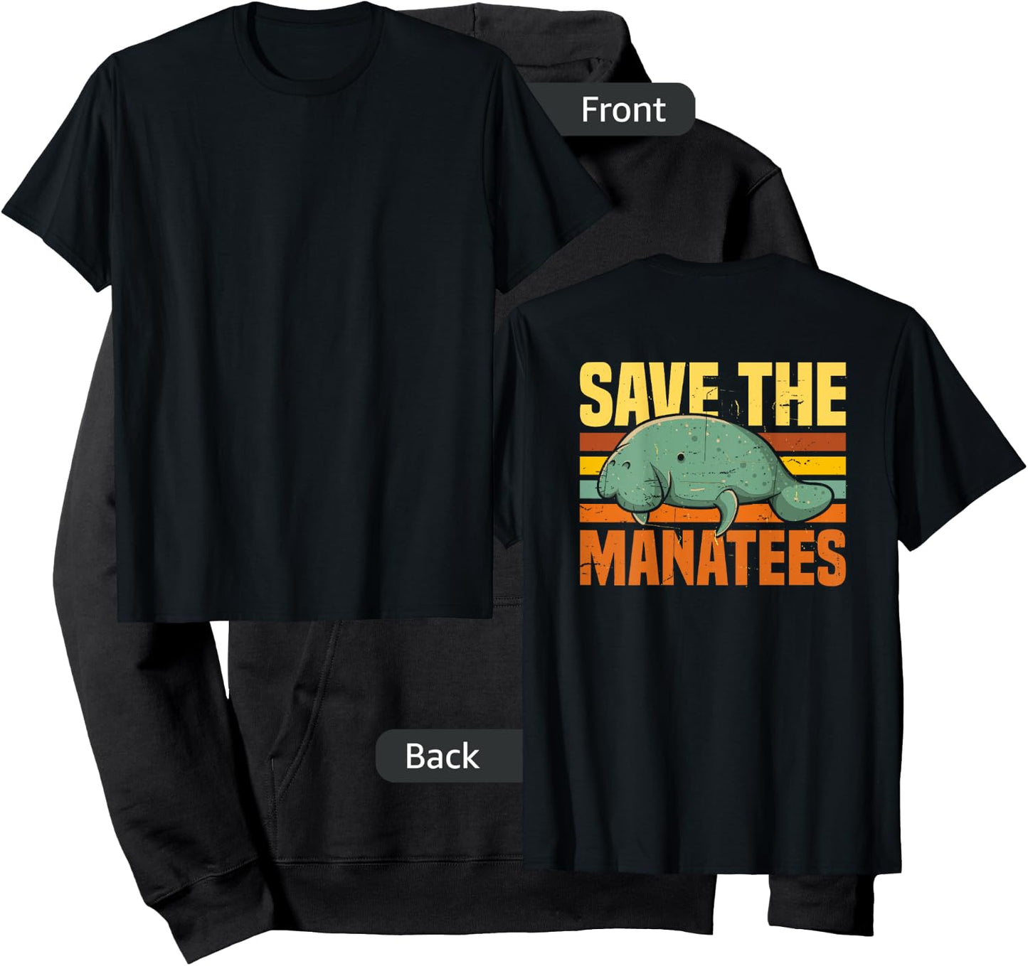 Save the manatees shirt, Manatee t shirt gifts, Sea Cow Gift Hoodie - Hoodie | Black